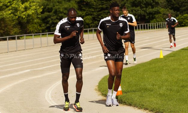 Retrouvez en photos les joueurs professionnels d’Angers SCO en plein test de VMA