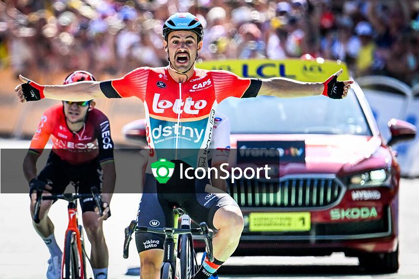 Tour de France (E18) : Première pour Campenaerts, Vercher cruel deuxième !