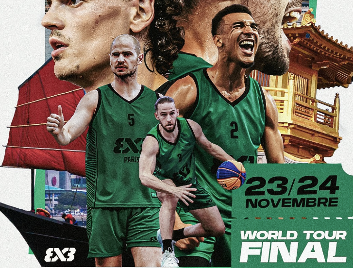 Paris qualifié pour la finale mondiale du “FIBA 3×3 World Tour” !