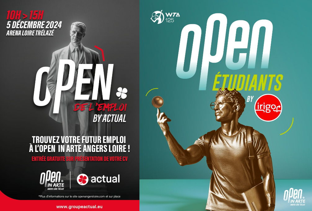 Emploi, Jeunesse, Scolaires… l’Open In Arte Angers Loire 2024, bien plus qu’un tournoi de tennis !