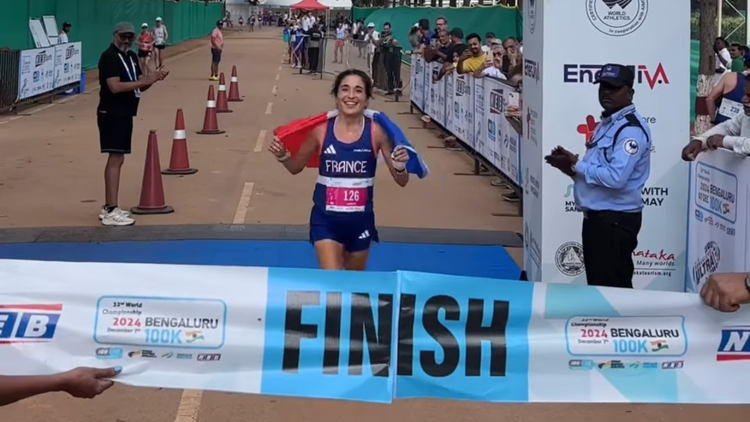 Floriane Hot, championne du monde du 100km pour la deuxième fois !