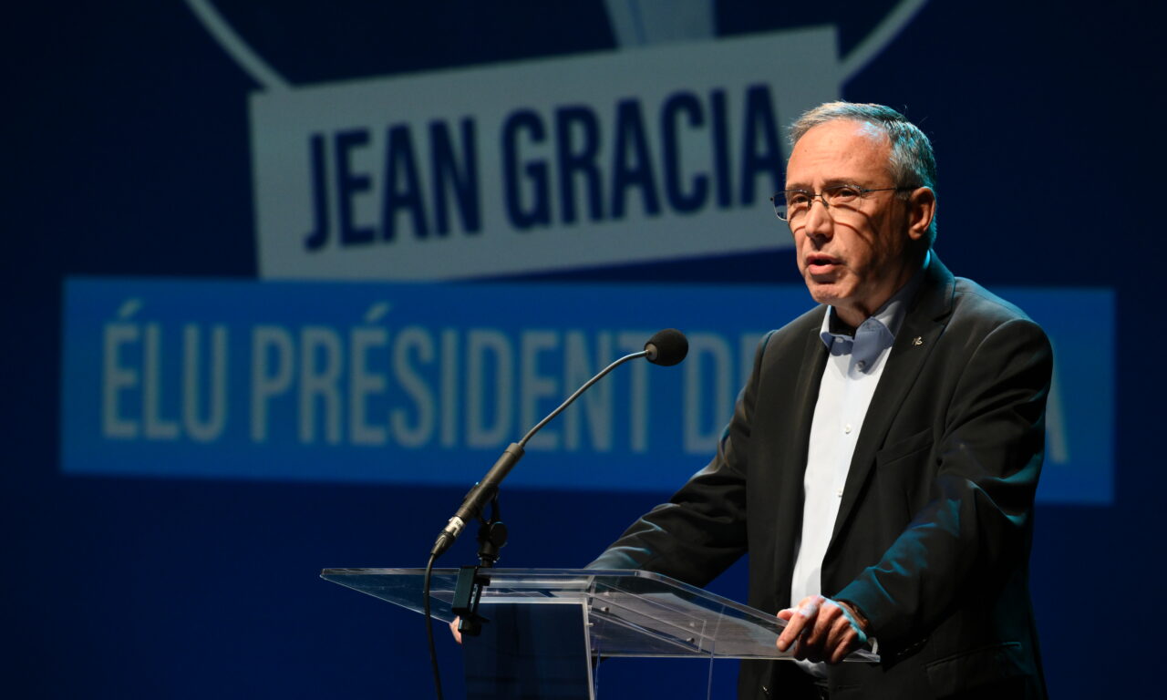 Jean Gracia, élu président de la Fédération Française d’Athlétisme.